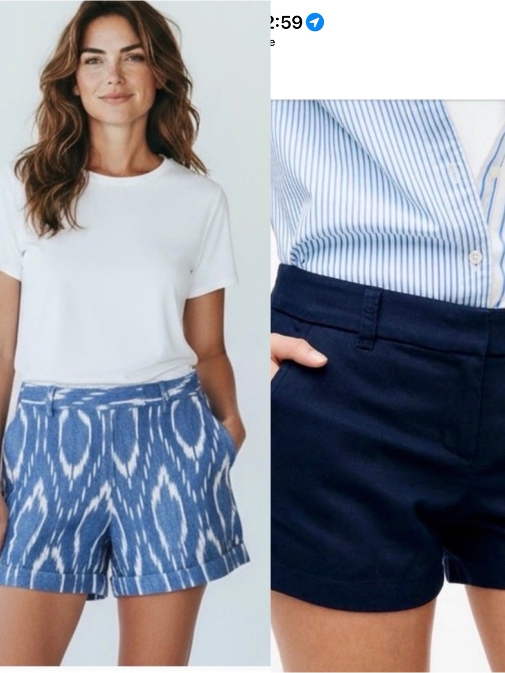Lot of 2 size 6 jcrew shorts EUC
